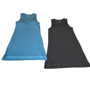 Bundle of 2 MPG Mondetta Performance Gear Sports Dress w/ Shelf Bra XL #141T